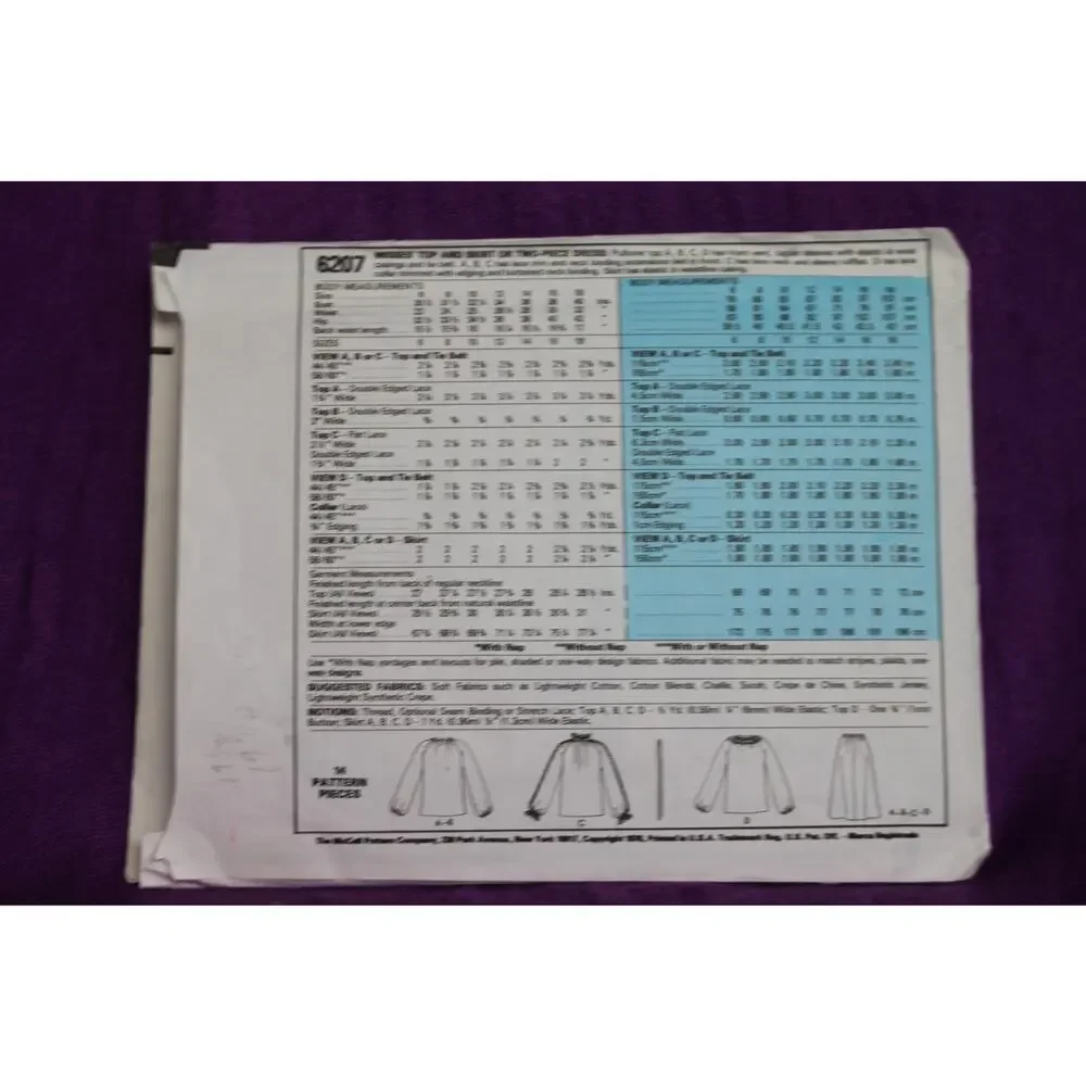 Simplicity mccalls 6207